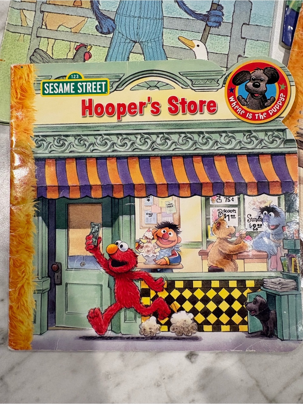 Vintage Sesame Street Kids Board Book Bundle - Colorful Sesame Street Character - Picture 2 of 5